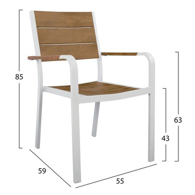 Set ngrënieje 7-pjesësh (HM5240.01), bardhë