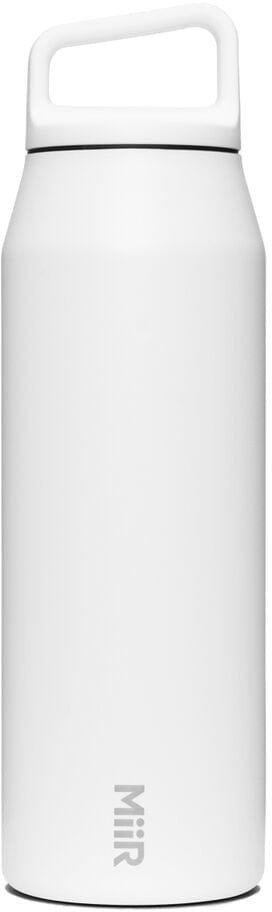 Shishe uji MIIR Wide Mouth, 16oz, çelik inox i izoluar, e bardhë