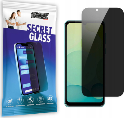 Xham privatësie Grizz SecretGlass për Ulefone Note 6t, i fortë ndaj goditjeve, oleofobik, i tejdukshëm