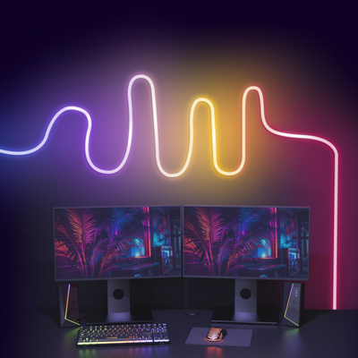 Dritë dekorative Trust GXT904 VYBZ Neon Rope, 5 m, RGB