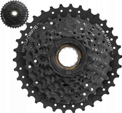 Freewheel biçiklete SunRace Multi, 7 marshe, 13-28T, krom argjendi