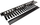 Organizues kabllosh 19" 1U, 40x80mm, i zi
