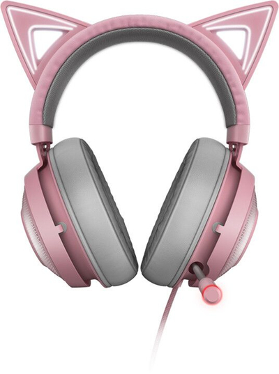 Kufje Razer Kraken, Kitty Quartz Edition, rozë