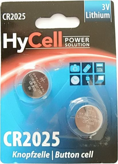 Bатерии литиумски Ansmann HyCell CR2025, 3V, пакување 2 парчиња
