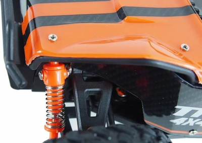 Makinë RC Amewi Desert Truck Max Fox RTR, shkalla 1:24, portokalli e zezë