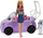 Makinë lodër elektrike Barbie 2 in 1, për 2 kukulla, me stacion karikimi, lejla
