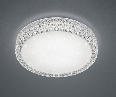 Plafonierë LED Netlighting Pegasus, 3000K-5500K, me telekomandë, e bardhë