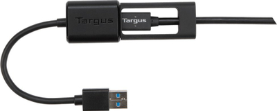 Kabllo USB A në USB C Targus, 10 cm, USB 3.0, e zezë