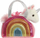 Set lodër pelushi Fancy Pants Unicorn Rainbow, unikorn me çantë, për kalamaj, rozë