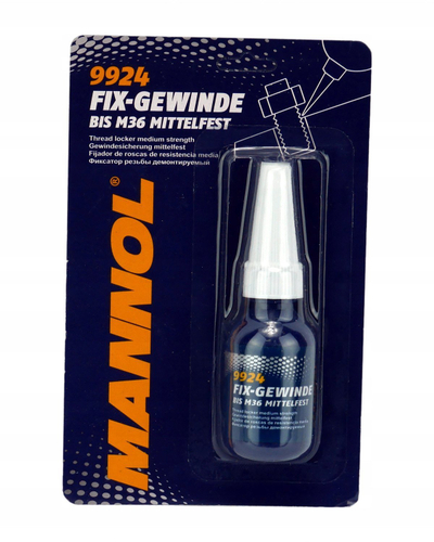 Pastë për vula fijesh MANNOL 9924 Thread Sealer, forcë mesatare, 10 ml, e bardhë