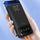 Power bank Dudao K6Pro Plus, 20000mAh, me 3 kabllo të integrume, i zi
