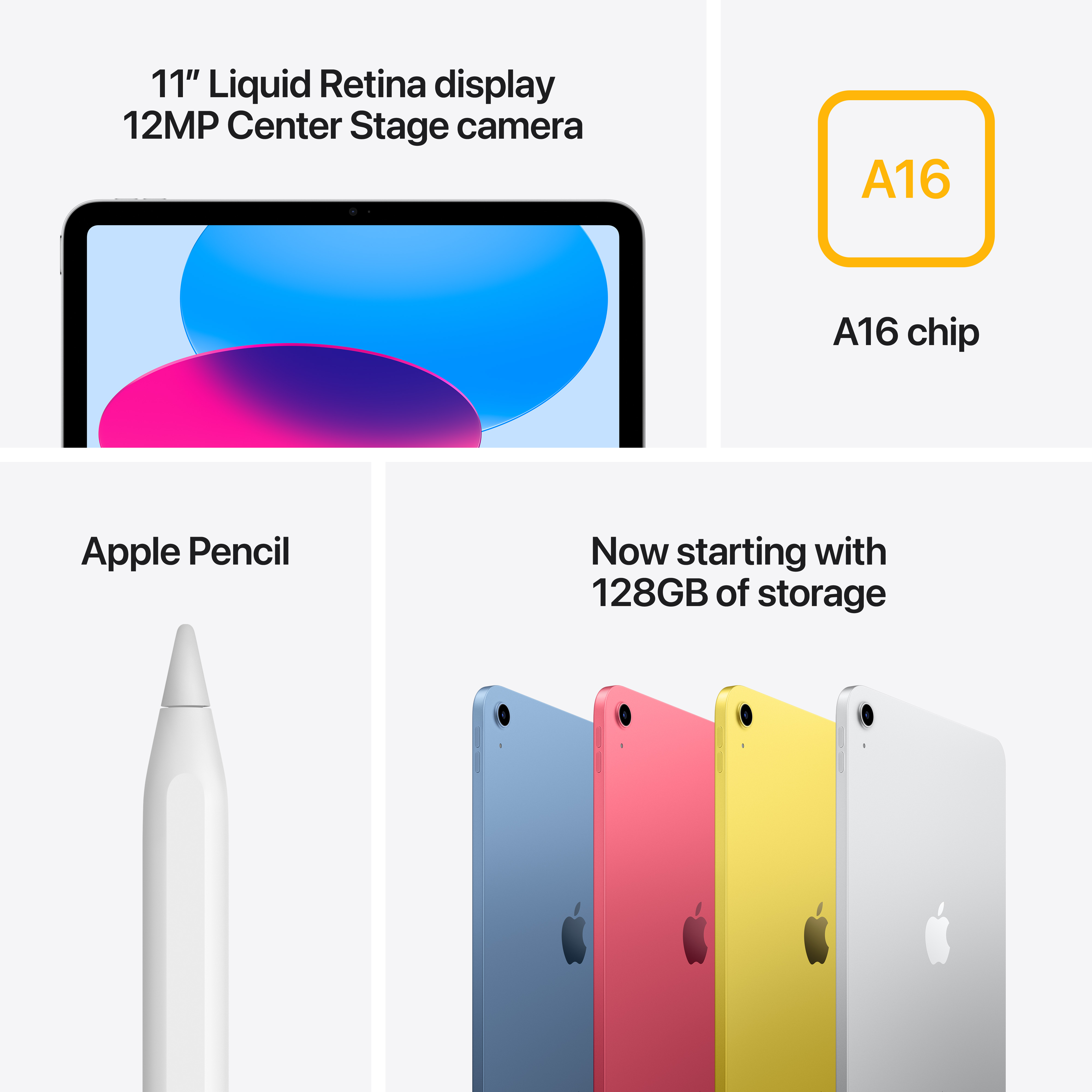 Apple iPad (A16), 11", Cellular, 256GB, Blue 7