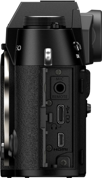 Aparat fotografik pa pasqyrë Fujifilm X-T50 Body, 40.2MP, X-Trans CMOS 5 HR, i zi