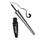 Penel për sy Lovely Glossy, Black, 5 ml