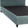 Krevat DOLORES HM649.27, 90x200 cm, stof NUBUCK, jeshile e hapur
