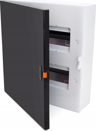 Kuti shpërndarëse NILSON, IP40, 24 module, montim sipërfaqe