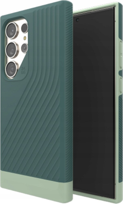 Mbulesë telefoni Zagg Denali për Samsung S24 Ultra, rezistente ndaj goditjeve, Deep Evergreen jeshile
