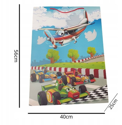 Qese dhuratash JU PITER JP 4606L, 40x56x25cm, me fund të gjerë, me ca lloje dizajnesh