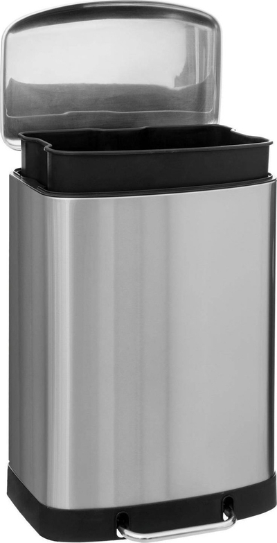 Kosh plehrash me pedale 5 Five Ariane, 50L, çelik inox, ngjyrë argjendi