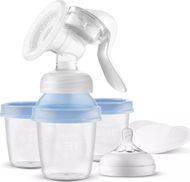 Pompe gjiri manuale Philips Avent SCF430/13, teknologji Natural Motion, ergonomike, transparente