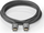 Kabllo HDMI Nedis High Speed, 2 m, 4K 60Hz, gun metal