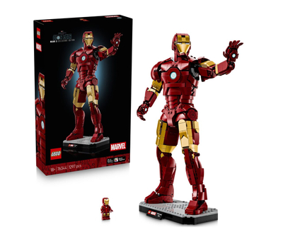 Figurë koleksionuese Iron Man Mark 3 Collectors Edition, 38 cm, e kuqe