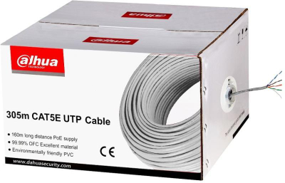 Kabllo rrjeti Dahua PFM920I-5EUN, UTP, 305m, e bardhë