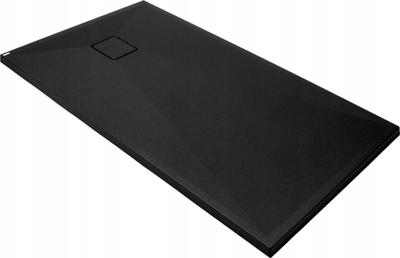 Tabaka dushi Deante KQR N77B, granit, 70 x 140 cm, nero