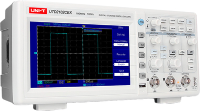 Дигитален осцилоскоп Uni-T UTD2052CEX+, 50 MHz, 2 канали, сив