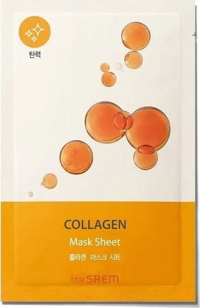 Maskë fytyre The Saem Bio Solution Collagen Firming, me kolagjen, 20 g