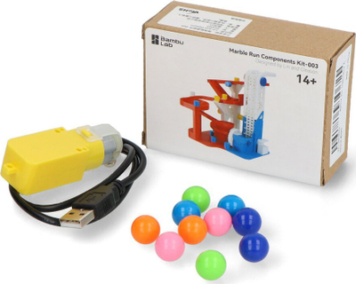 Set ndërtimi Bambu Lab Hardware Kit Marble Run, për 3D printim, shumëngjyrësh