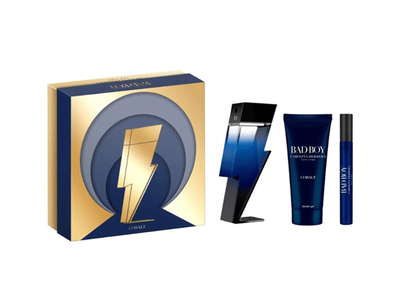 Set Carolina Herrera Bad Boy Cobalt Eau de Parfum 100 ml +10 ml + Xhel dushi 75 ml