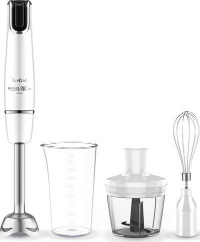 Mikser dore Tefal HB9441 Infinity Force, 1000W, enë 0.8L, i bardhë