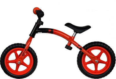 Biçikletë balancu MASTER Poke, rrota 12", hekur, e kuqe