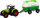 Traktor lodër LEAN Toys Farm, me rimorkio cisternë, jeshil