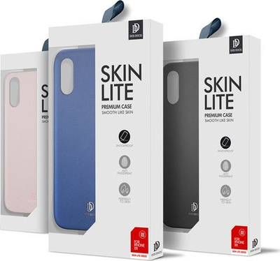Kapak telefoni Dux Ducis Soft Suitcase Skin Lite, për iPhone X XS, i zi