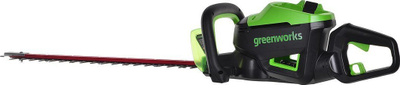 Gërshërë kopshti me bateri Greenworks GD60HT66, 60V, teh 66 cm, jeshile