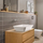 Rubinet lavamani Hansgrohe Rebris E 72568000, për mur, gryka 20 cm, krom
