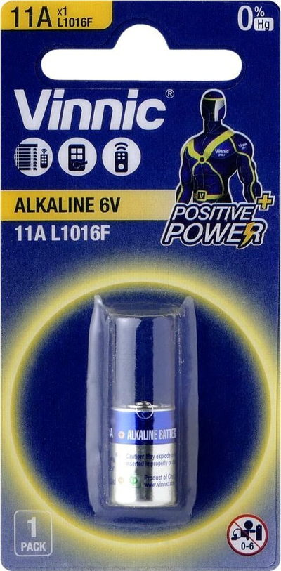 Bateri Vinnic A11 11A MN11 L1016F, 12V, 1 copë