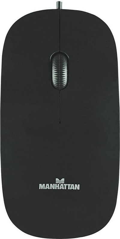 Maus Manhattan Silhouette, me kabllo, USB, i zi
