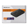 Doking stacion Qoltec 50310, për 2 SSD M.2 SATA, USB Type C, i zi
