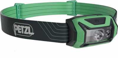 Dritë koke Petzl Tikka, 350 lumens, me bateri AAA, jeshile
