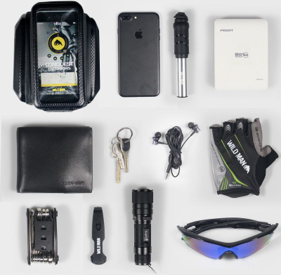 WildMan HardPouch XL Велосипедска Торба, Црна