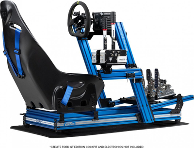 Ule pse gare Next Level Racing Elite ES1, tip bucket për sim racing, me rripa sigurimi, e zezë
