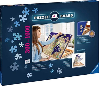Mbajtëse puzzle Ravensburger Easel, për 1000 copa, me kënd që e rregullon vetë, dru fagu
