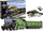 Set ndërtimi Jokomisiada Flying Scotsman, 340 pjesë, metal, jeshil e zi