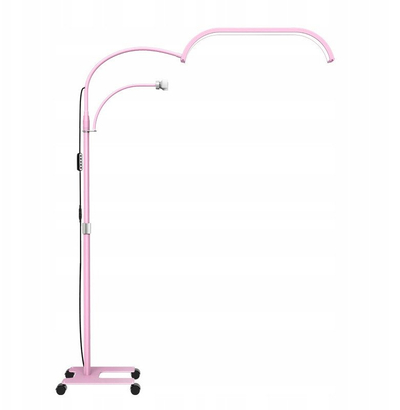 Llambë LED kozmetike MichaelMarinelli Moon Standing GX520R, 45W, me rrota, rozë