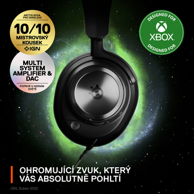 Kufje SteelSeries Arctis Nova Pro X, të zeza