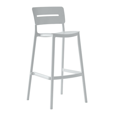 Stol bari Snod2 37,2×50×101,5 Hcm (HM6100.01), bardhë