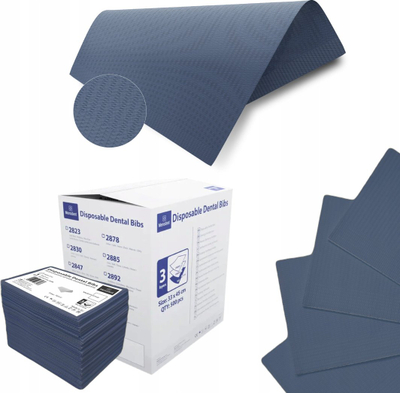 Peceta dentare Menodent, 500 copë, 33 x 45 cm, blu e errët
